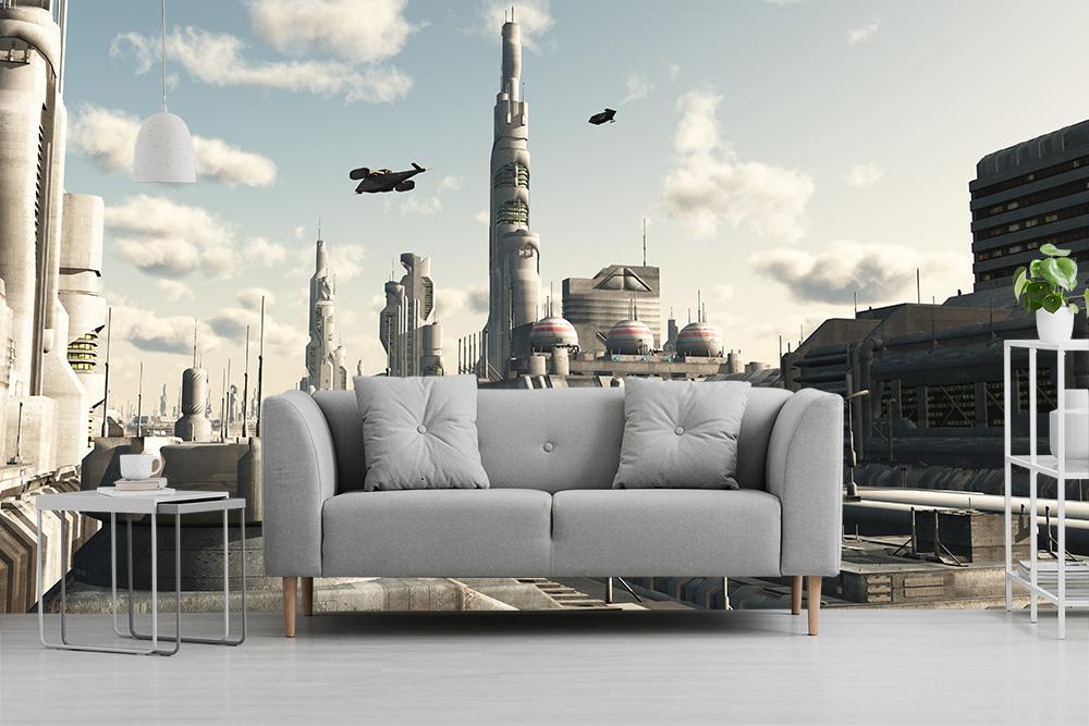 Fototapete Science-Fiction-City