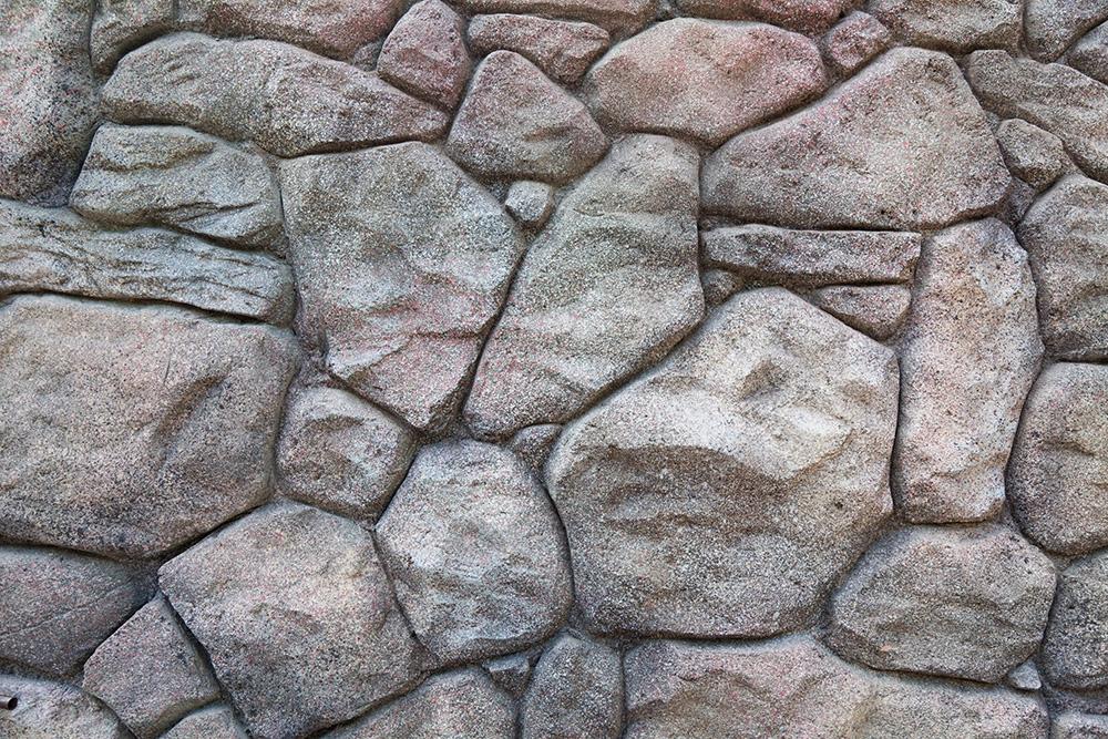 Fototapete große Steine einer Burgmauer