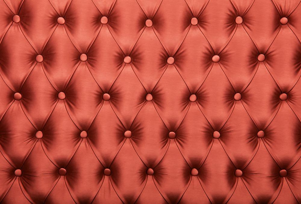 Fototapete – Polsterdesign im Luxusstil in Rot