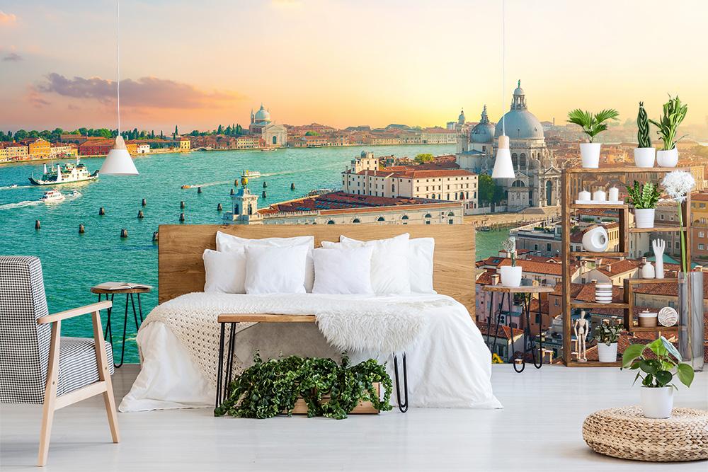 Fototapete Ausblick über Venedig in der Abenddämmerung