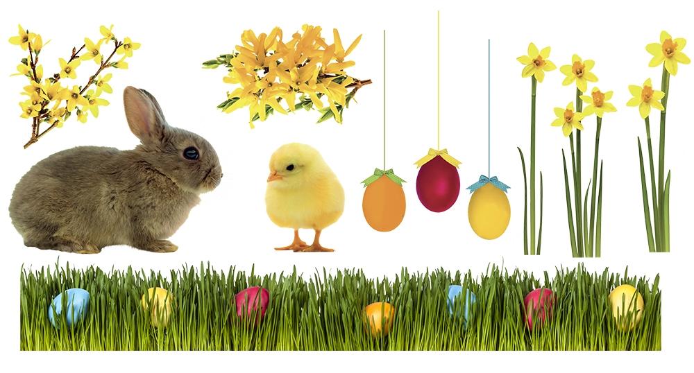 Fenstersticker Ostern