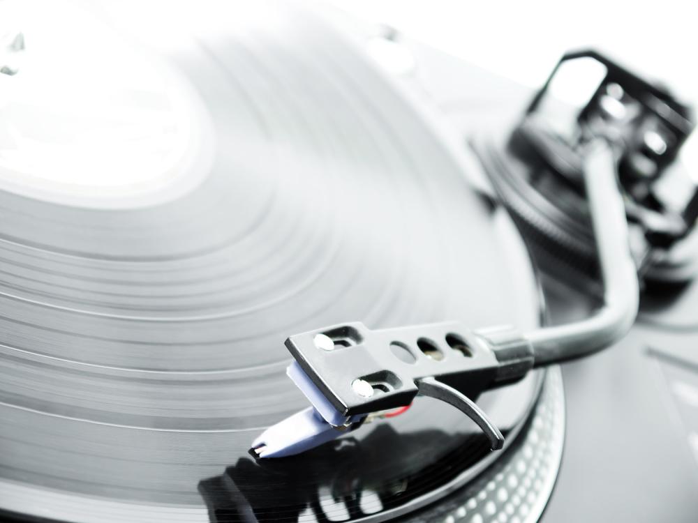 Fototapete DJ Plattenspieler