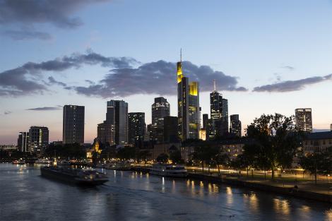 Fototapete Frankfurt Skyline