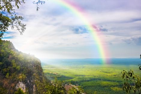 Fototapete Regenbogen