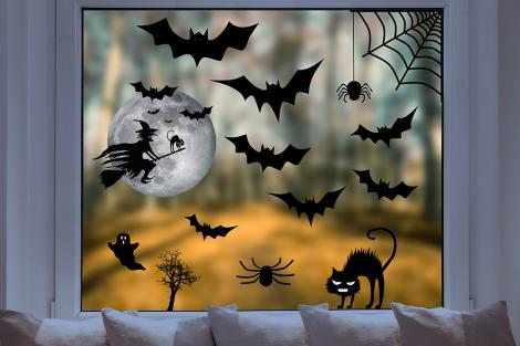 Fenstersticker Halloween Set