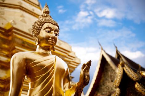 Fototapete Buddha Statue in Thailand