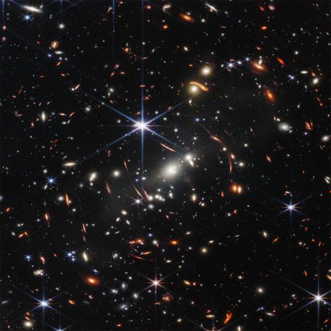 Fototapete Galaxien im Weltraum I Aufnahme vom James Webb Teleskop