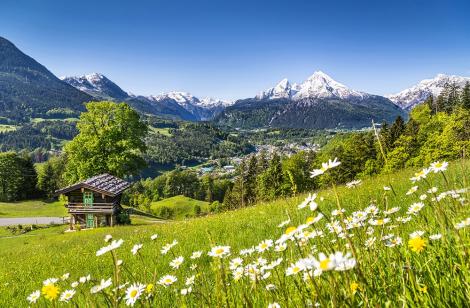 Fototapete Bayerische Alpen