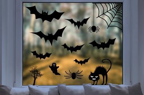 Fenstersticker Halloween Set