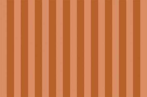 Streifentapete Streifentapete mit Streifen in Orange und Terrakotta