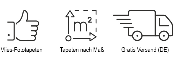 Vliestapete nach Maß mit Gratis Versand Vliestapete nach Maß mit Gratis Versand
