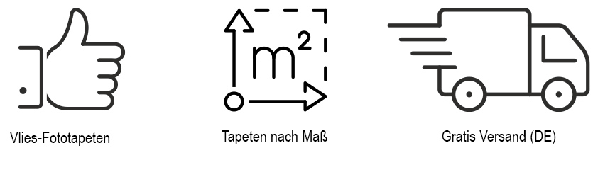 Vliestapete nach Maß mit Gratis Versand